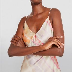 AllSaints Melody Marea Dress Rainbow Pink NWT US 8 UK 12